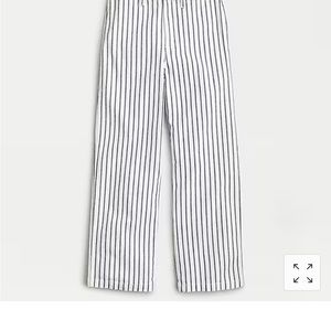 NWT J.Crew Striped Slim Wide Leg Jeans - Size 27